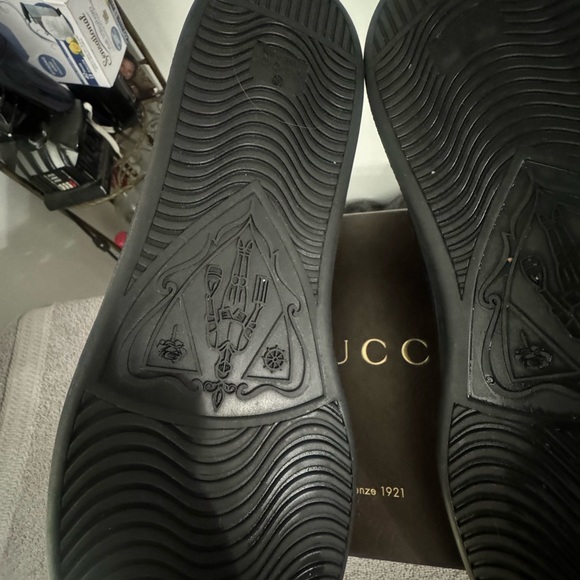 Men’s black Gucci shoes size 15 box included - Picture 5 of 10